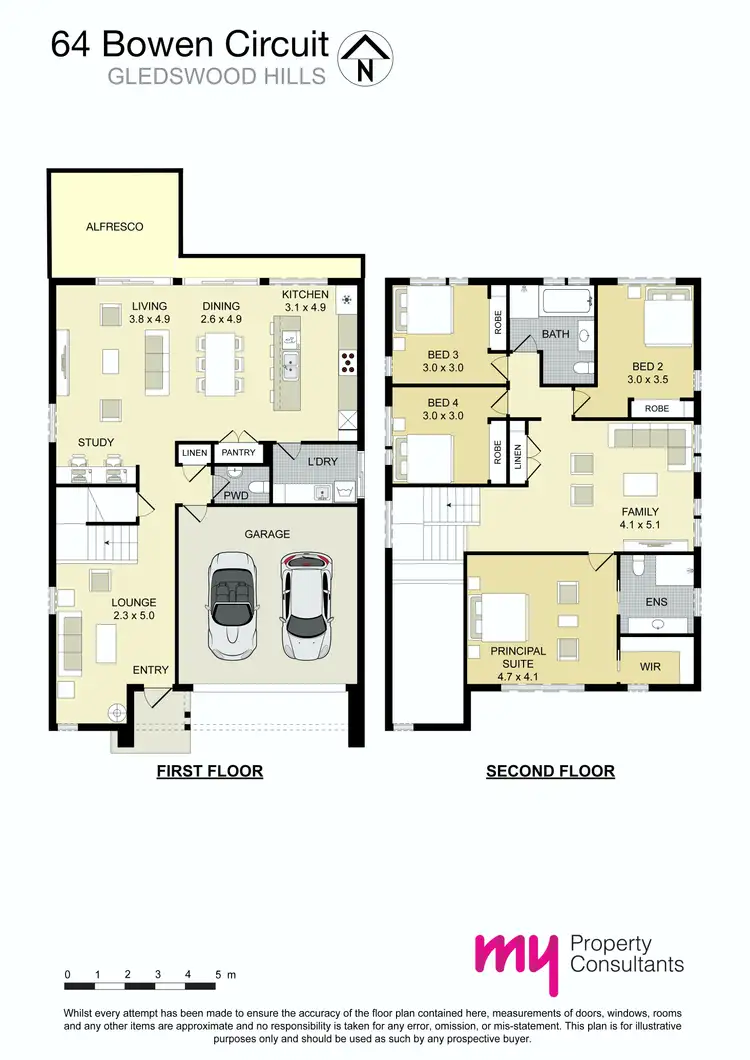 Floorplan of Homely house listing, 64 Bowen Circuit, Gledswood Hills NSW 2557