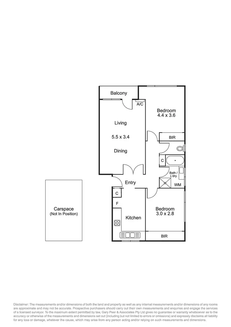 Floorplan of Homely apartment listing, 2/27 Venus Street, Caulfield South VIC 3162