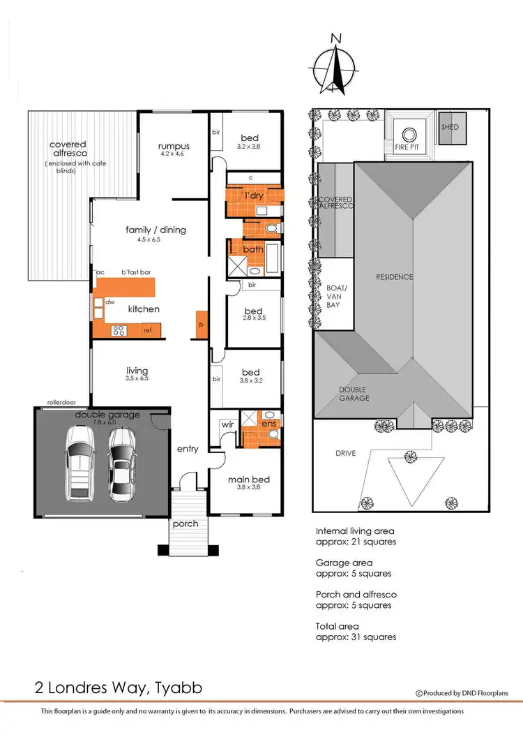 Floorplan of Homely house listing, 2 Londres Way, Tyabb VIC 3913