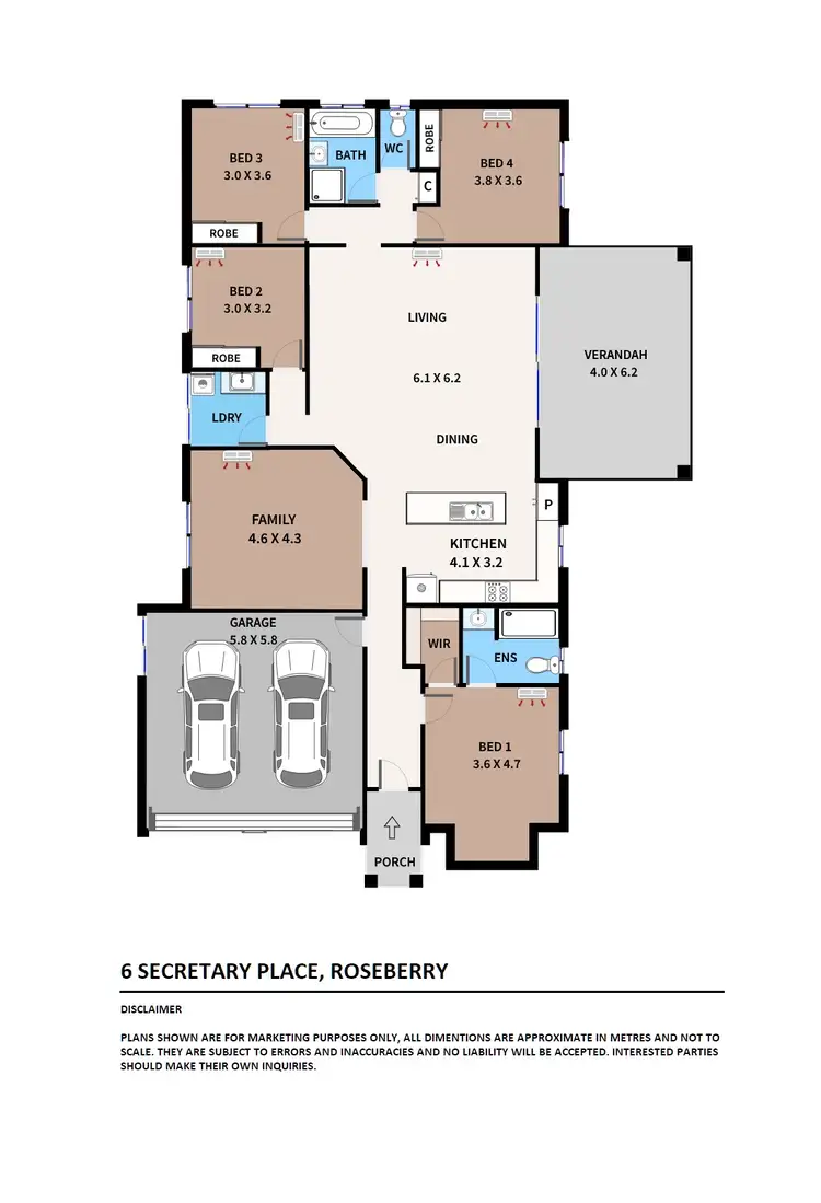 Floorplan of Homely house listing, 6 Secretary Place, Rosebery NT 832