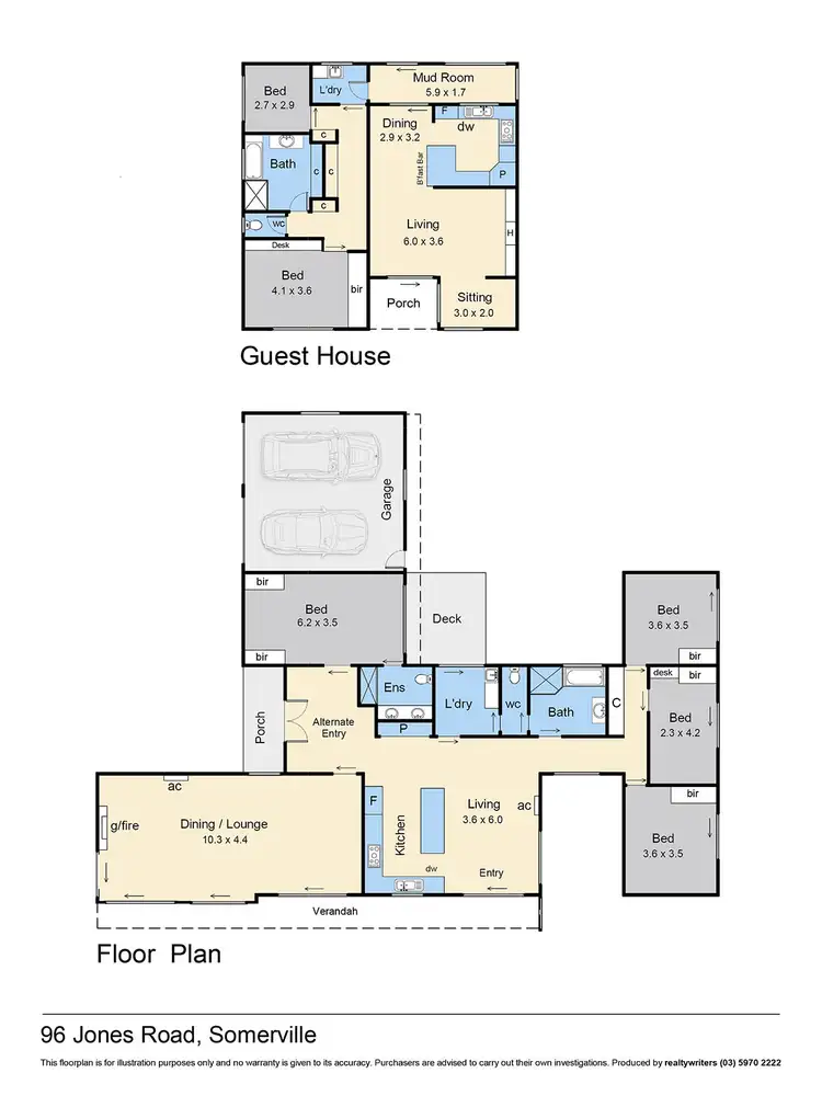 Floorplan of Homely rural property listing, 96A Jones Road, Somerville VIC 3912