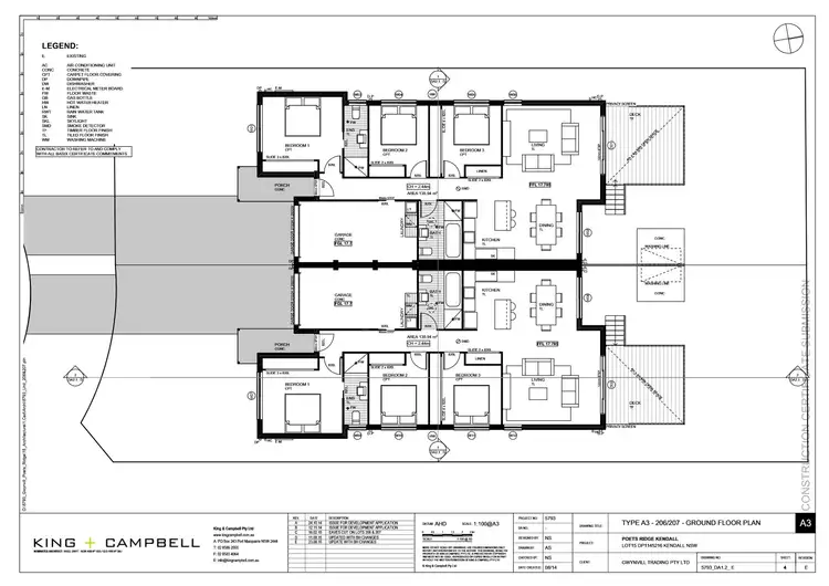 Floorplan of Homely semi-detached listing, 62 Cleone Drive, Kendall NSW 2439