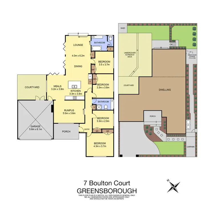 Floorplan of Homely house listing, 7 Boulton Court, Greensborough VIC 3088