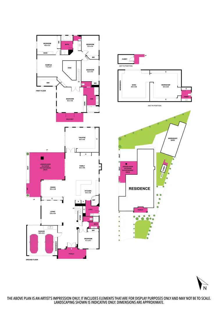 Floorplan of Homely house listing, 52 Burgundy Dr, Waurn Ponds VIC 3216