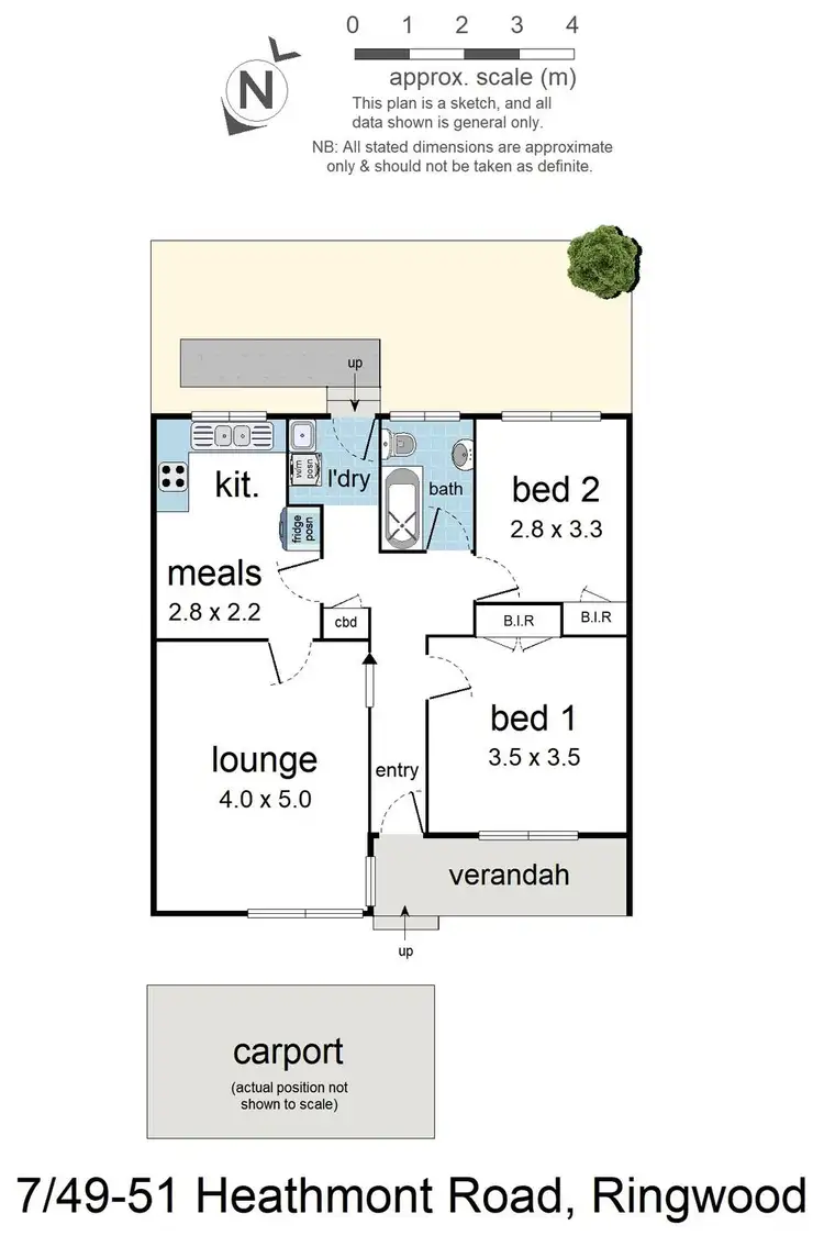 Floorplan of Homely unit listing, 7/49-51 Heathmont Road, Ringwood VIC 3134
