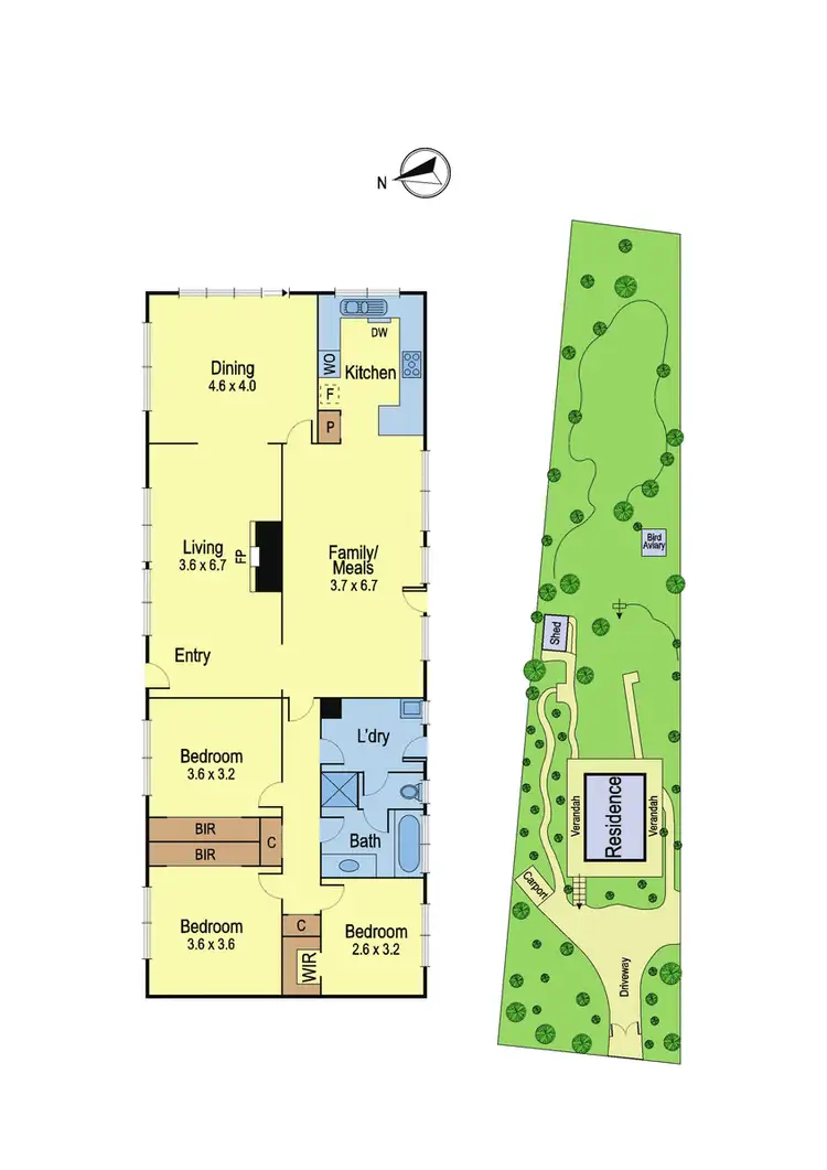 Floorplan of Homely house listing, 6-8 Brysons Road, Warranwood VIC 3134