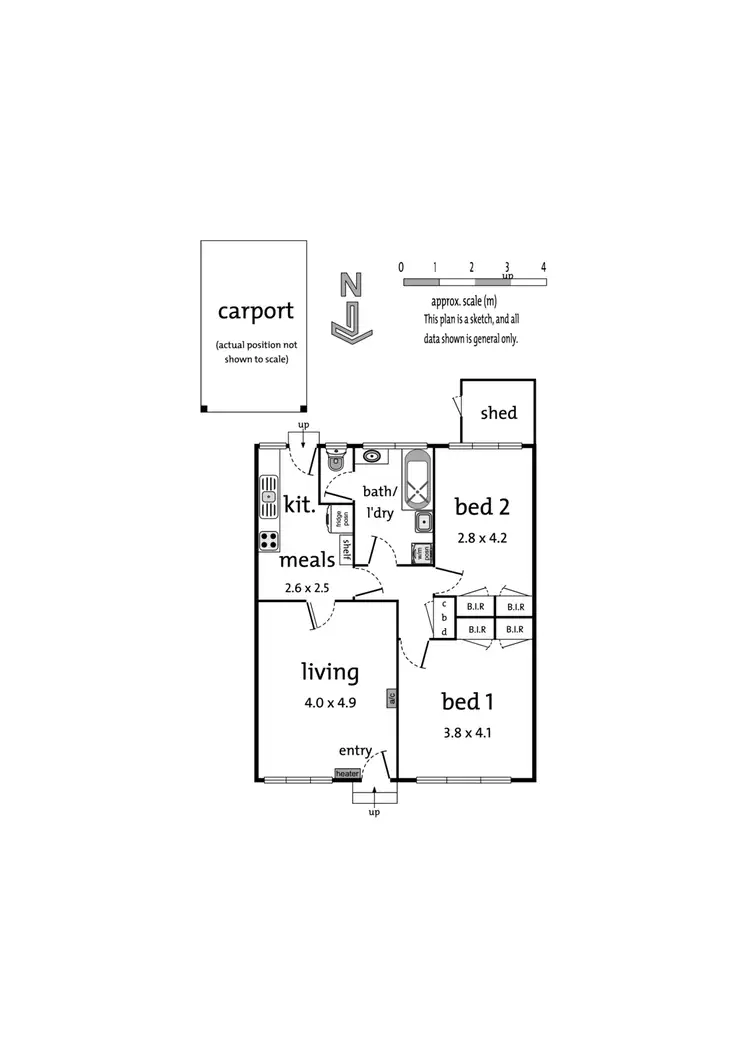 Floorplan of Homely unit listing, 3/102 New Street, Ringwood VIC 3134