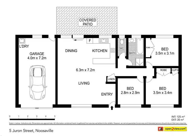 Floorplan of Homely house listing, 5 Juron Street, Noosaville QLD 4566