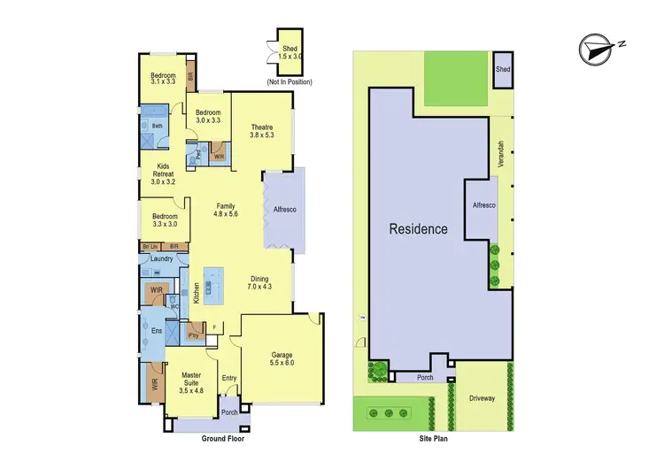Floorplan of Homely house listing, 43 Havelberg Circuit, Doreen VIC 3754