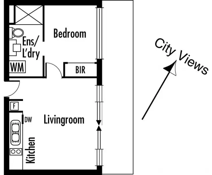 Floorplan of Homely apartment listing, 413/839 Dandenong Road, Malvern East VIC 3145