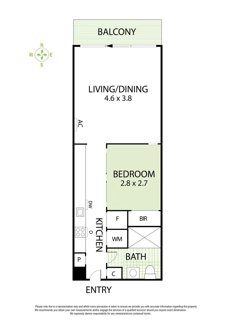 Floorplan of Homely apartment listing, 110/22 Chatham Street, Prahran VIC 3181