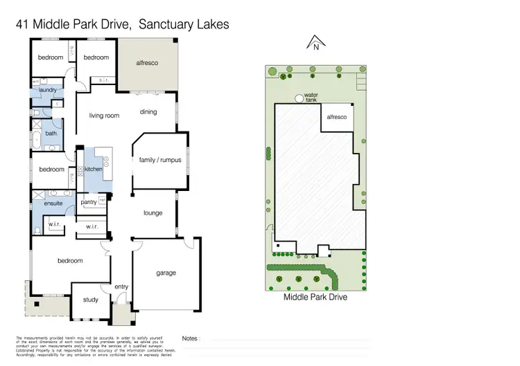 Floorplan of Homely house listing, 41 Middle Park Drive, Sanctuary Lakes VIC 3030