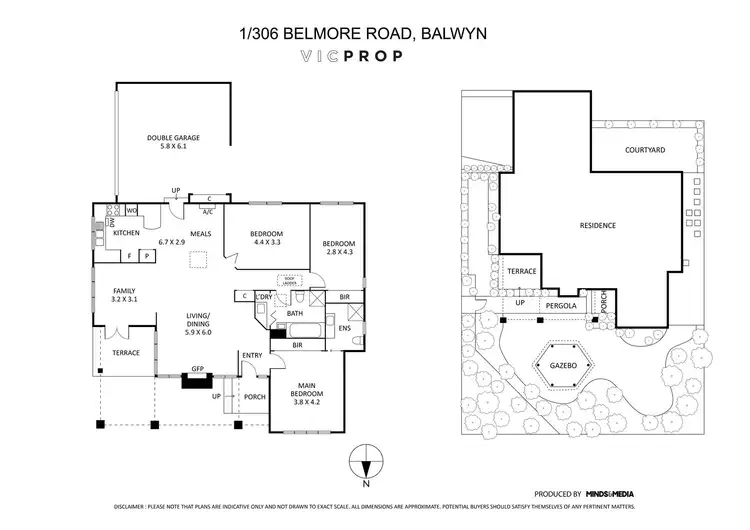 Floorplan of Homely house listing, 1/306 Belmore Road, Balwyn VIC 3103