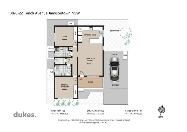 Floorplan of Homely house listing, 138/6-22 Tench Avenue, Jamisontown NSW 2750