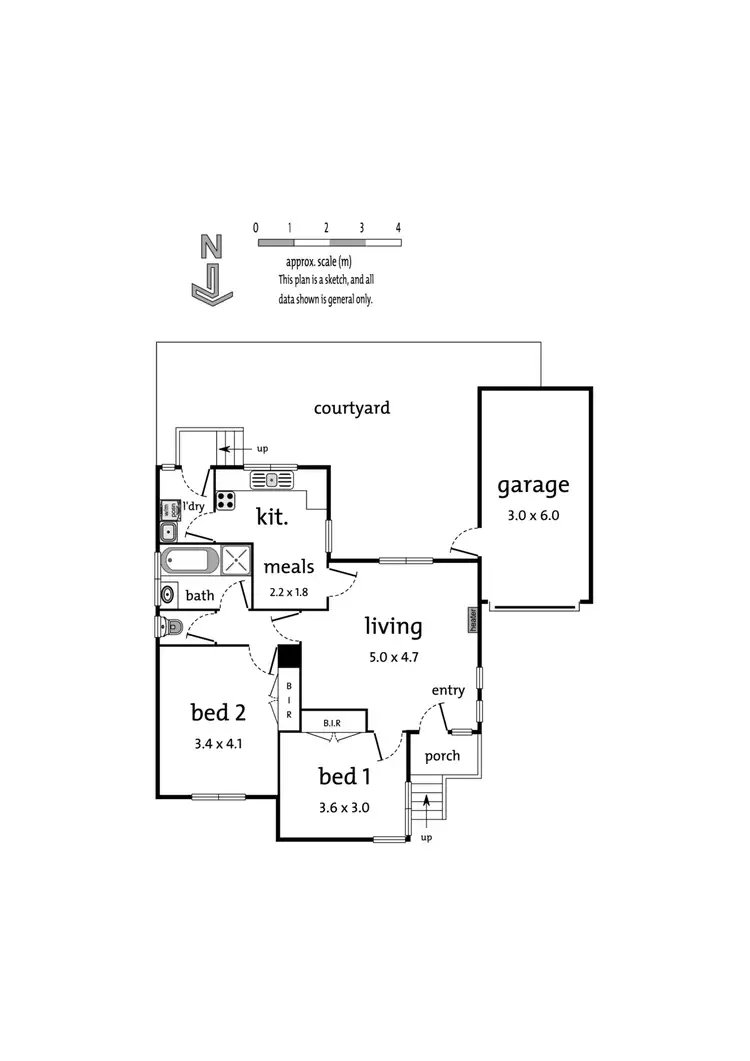 Floorplan of Homely unit listing, 3/13 Wilana Street, Ringwood VIC 3134