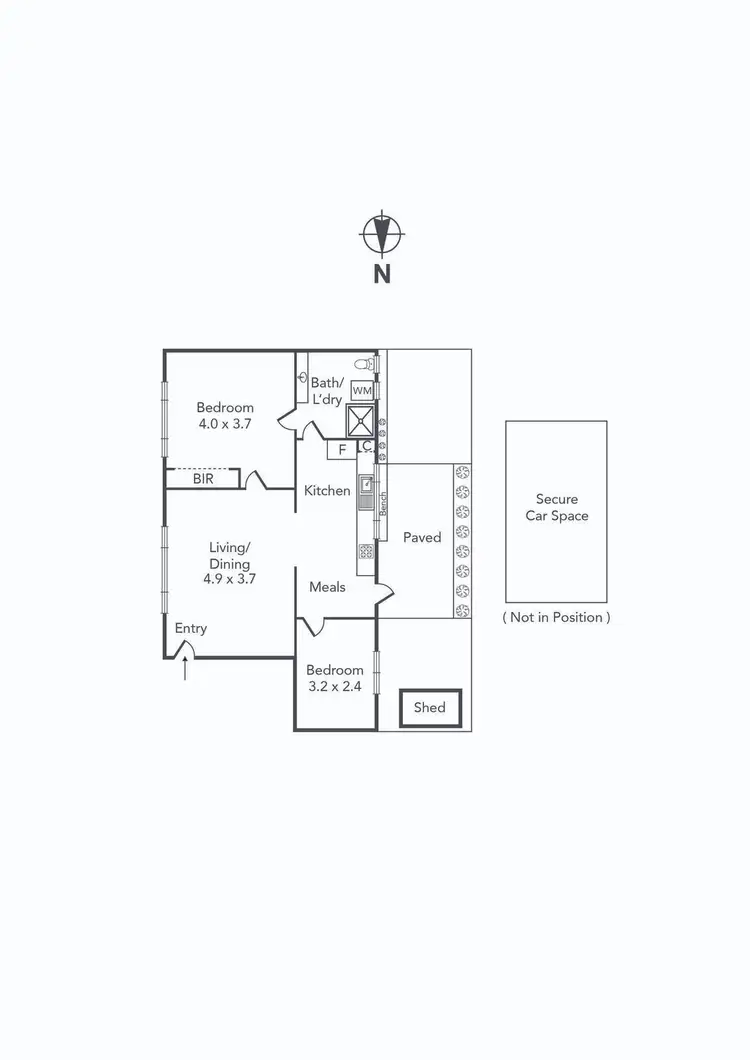 Floorplan of Homely apartment listing, 1/76 Carlisle Street, St Kilda VIC 3182