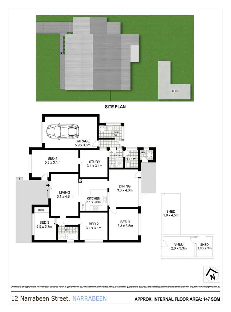 Floorplan of Homely house listing, 12 Narrabeen Street, Narrabeen NSW 2101