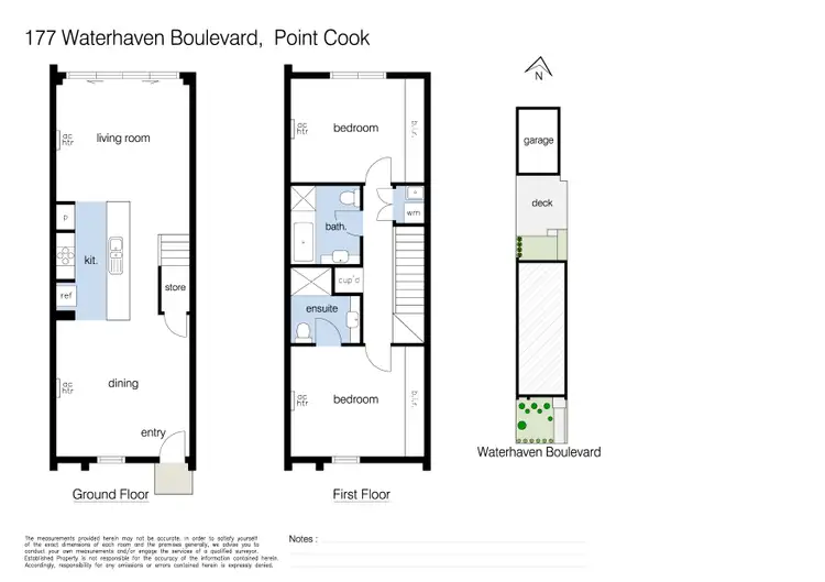 Floorplan of Homely house listing, 177 Waterhaven Boulevard, Point Cook VIC 3030