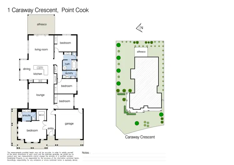 Floorplan of Homely house listing, 1 Caraway Crescent, Point Cook VIC 3030