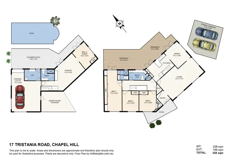 Floorplan of Homely house listing, 17 Tristania Road, Chapel Hill QLD 4069