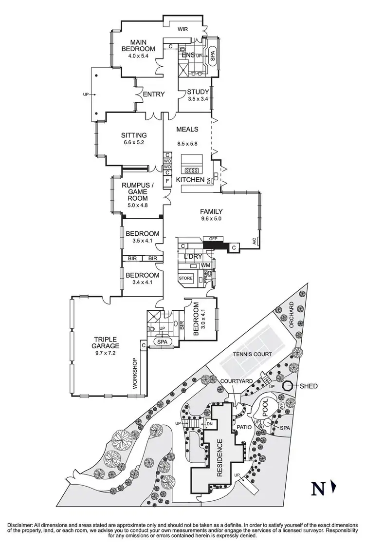 Floorplan of Homely house listing, 5 Lomic Court, Templestowe VIC 3106