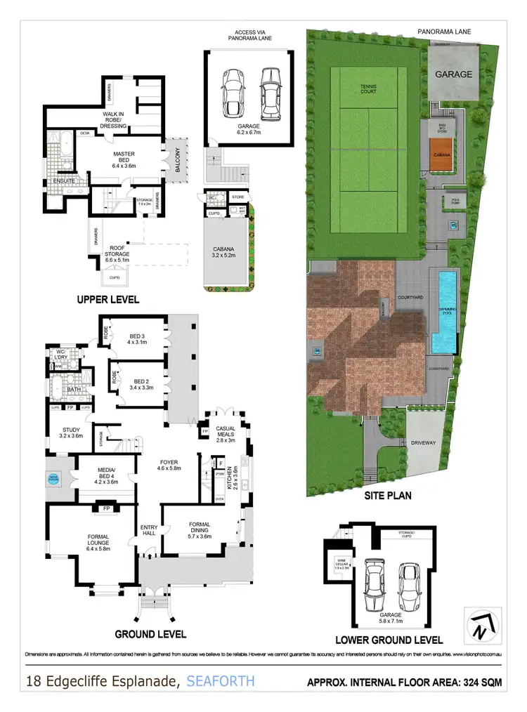 Floorplan of Homely house listing, 18 Edgecliffe Esplanade, Seaforth NSW 2092