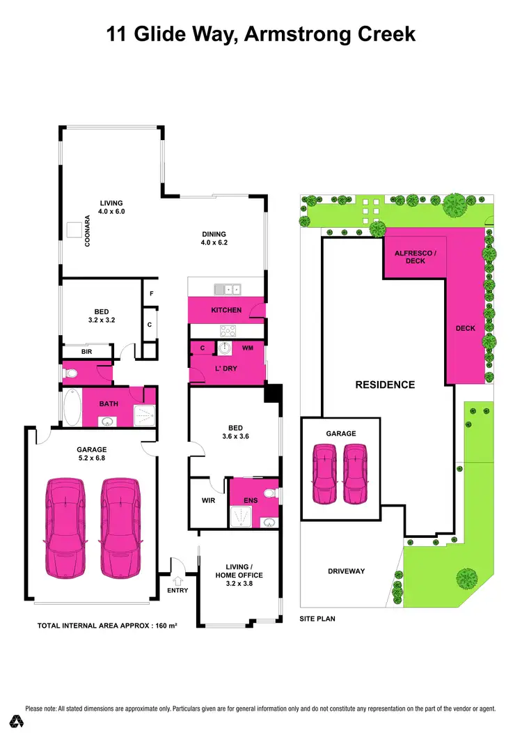 Floorplan of Homely house listing, 11 Glide Way, Armstrong Creek VIC 3217