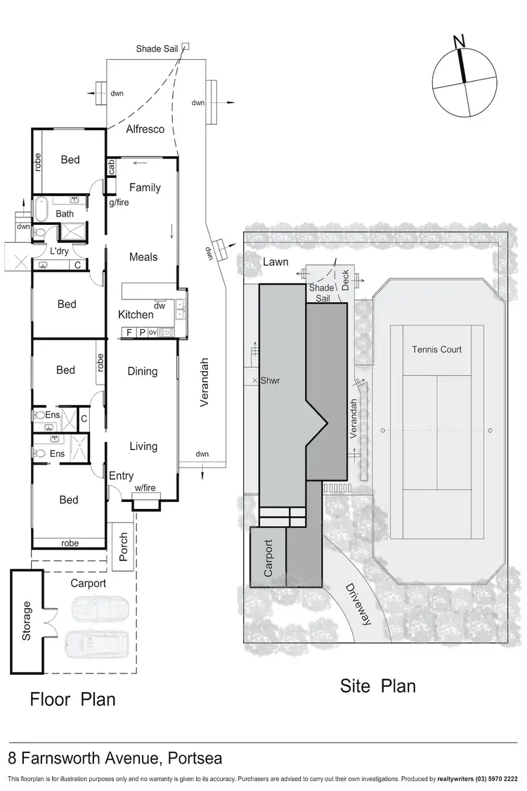 Floorplan of Homely house listing, 8 Farnsworth Avenue, Portsea VIC 3944