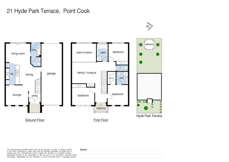 Floorplan of Homely house listing, 21 Hyde Park Terrace, Point Cook VIC 3030