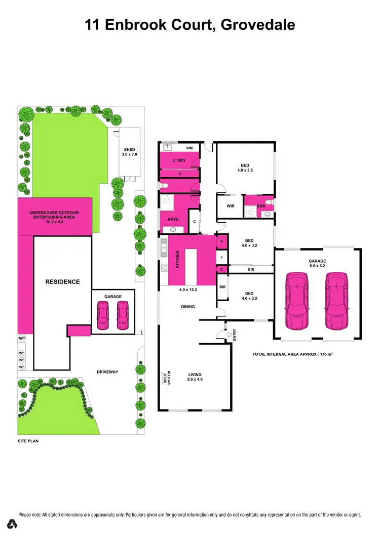 Floorplan of Homely house listing, 11 Enbrook Court, Grovedale VIC 3216