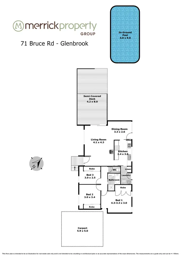 Floorplan of Homely house listing, 71 Bruce Road, Glenbrook NSW 2773