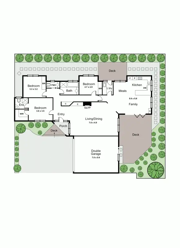 Floorplan of Homely unit listing, 3/11 College Street, Elsternwick VIC 3185