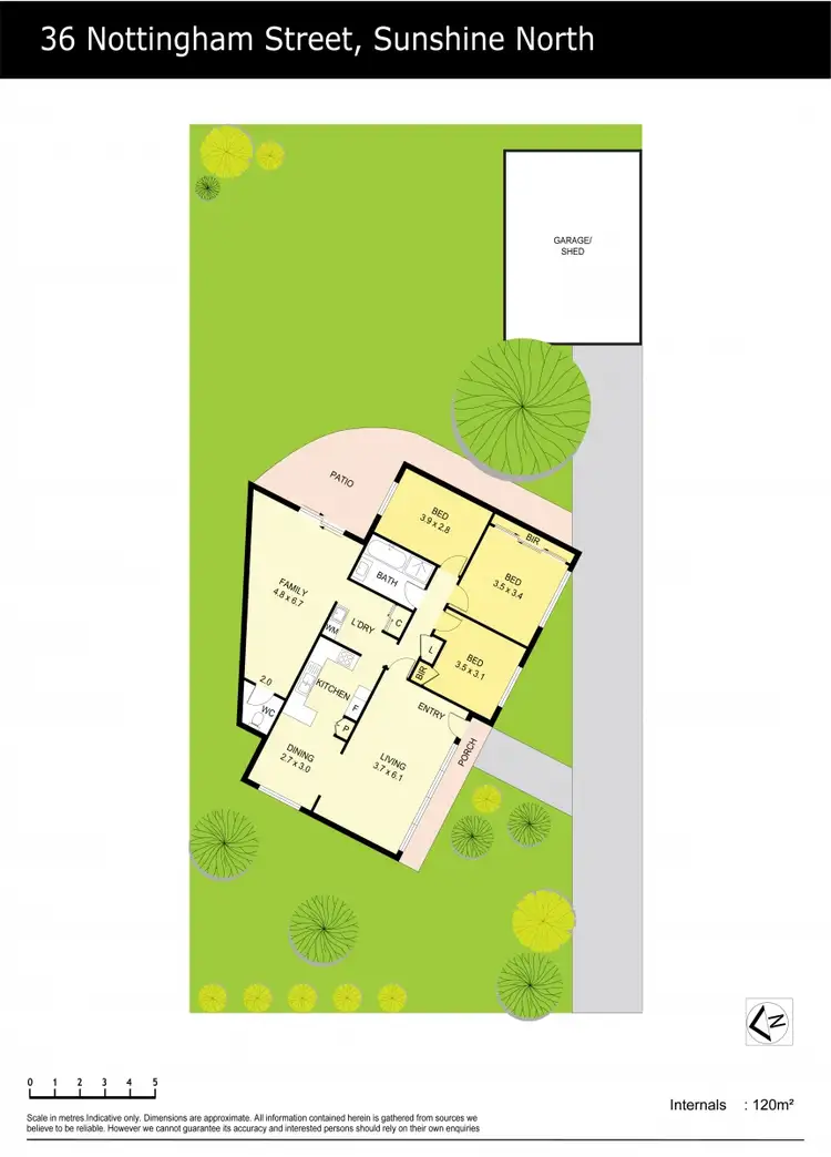 Floorplan of Homely house listing, 36 Nottingham Street, Sunshine North VIC 3020