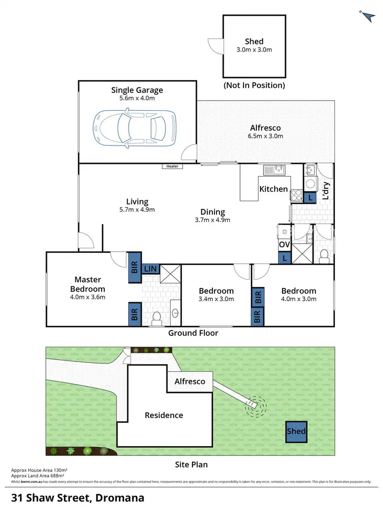 Floorplan of Homely house listing, 31 Shaw Street, Dromana VIC 3936