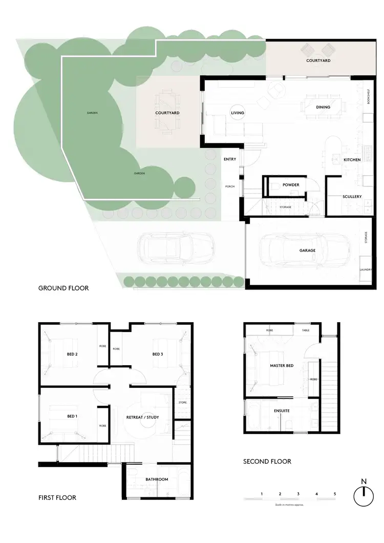 Floorplan of Homely townhouse listing, 83 Truganini Road, Carnegie VIC 3163