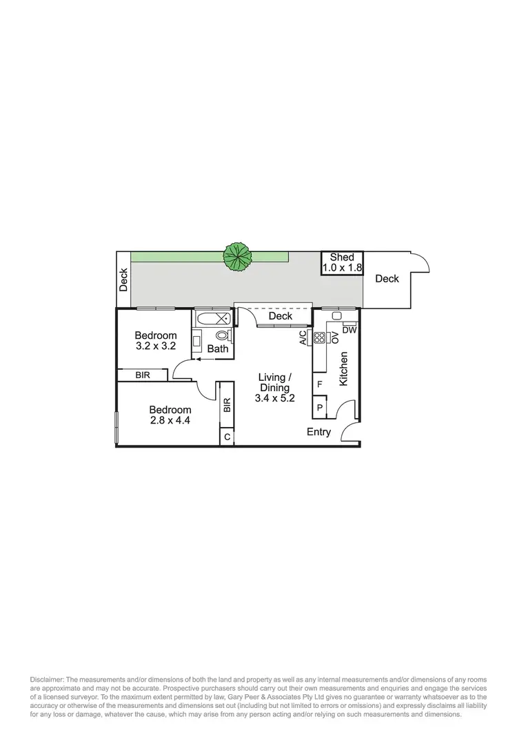 Floorplan of Homely apartment listing, 8/8-10 Chomley Street, Prahran VIC 3181