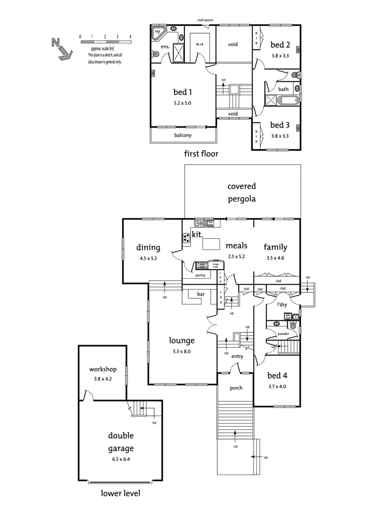 Floorplan of Homely house listing, 22 Hillcroft Drive, Templestowe VIC 3106