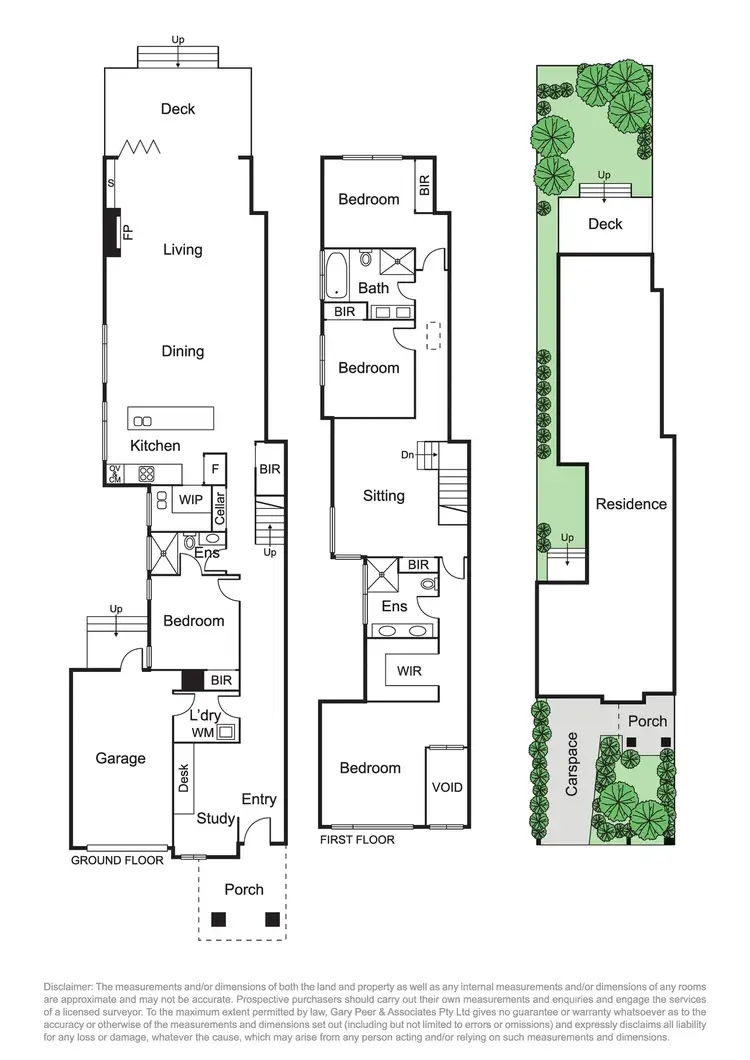 Floorplan of Homely townhouse listing, 31A Elimatta Road, Carnegie VIC 3163