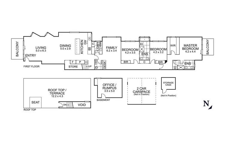 Floorplan of Homely apartment listing, 3/458 Beach Road, Beaumaris VIC 3193