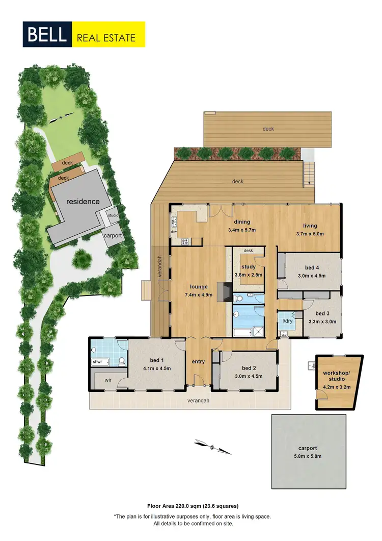 Floorplan of Homely house listing, 8 Breen Terrace, Ferny Creek VIC 3786