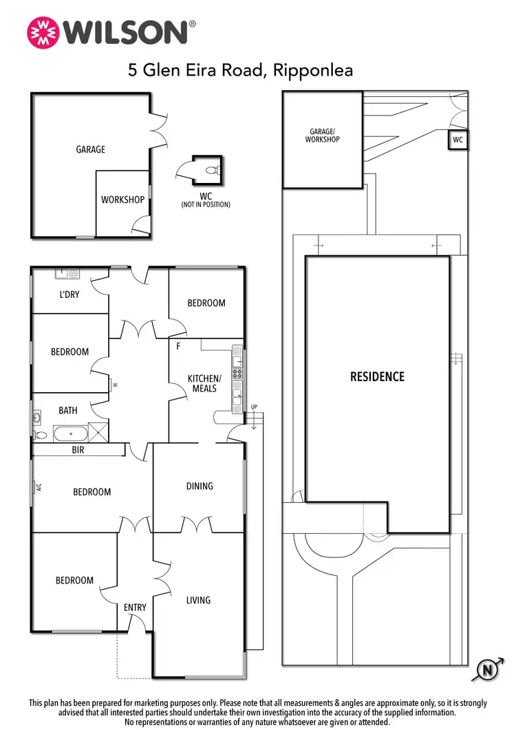 Floorplan of Homely house listing, 5 Glen Eira Road, Ripponlea VIC 3185