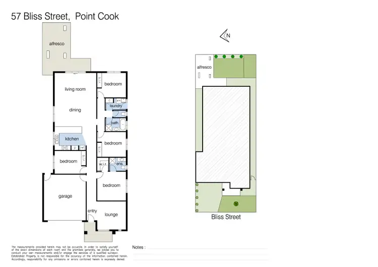 Floorplan of Homely house listing, 57 Bliss Street, Point Cook VIC 3030