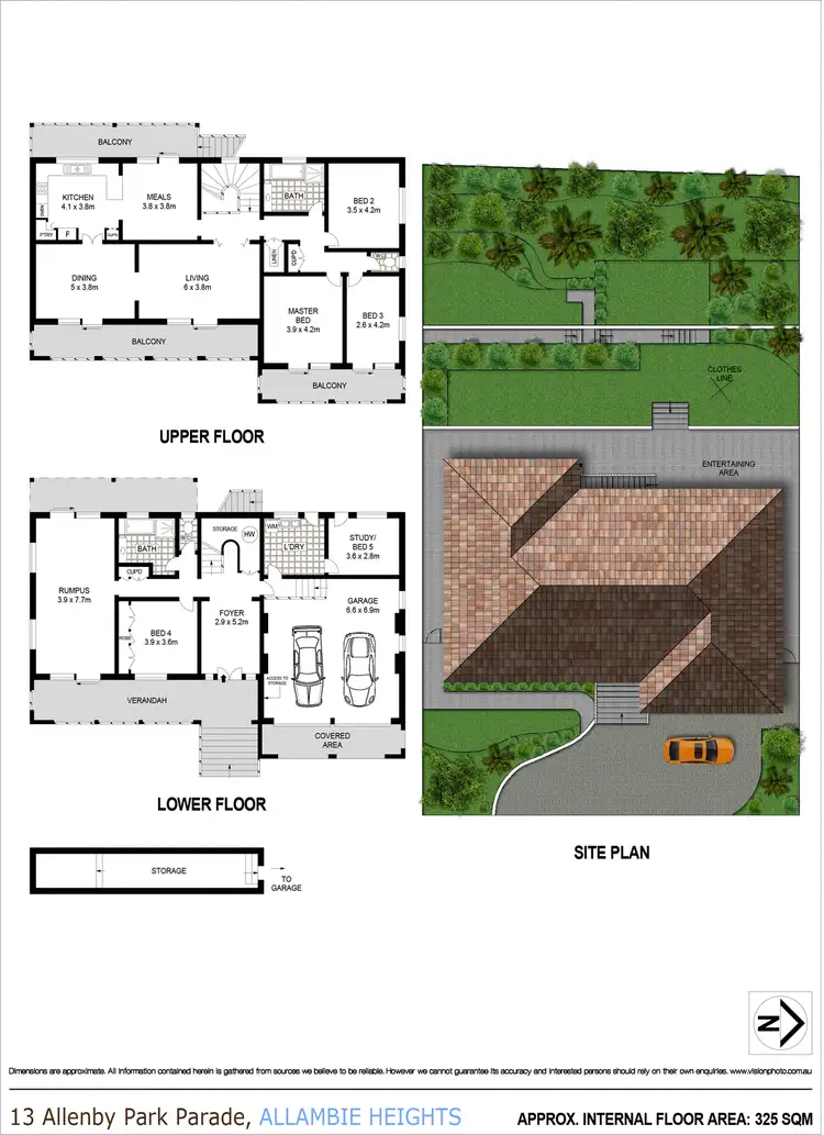 Floorplan of Homely house listing, 13 Allenby Park Parade, Allambie Heights NSW 2100