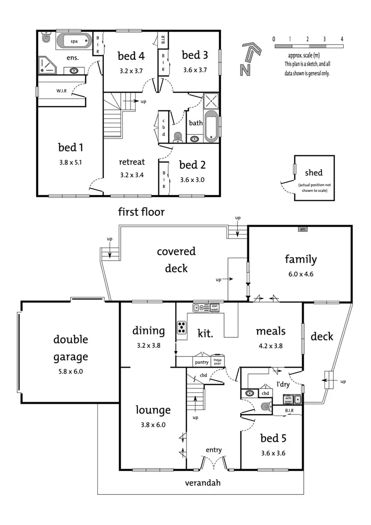 Floorplan of Homely house listing, 22 Vista Crescent, Rowville VIC 3178