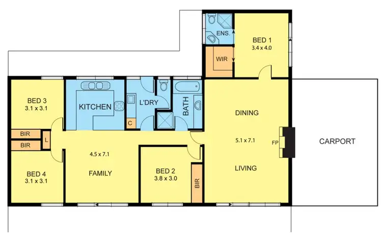 Floorplan of Homely house listing, 5 Iluka Court, Jan Juc VIC 3228
