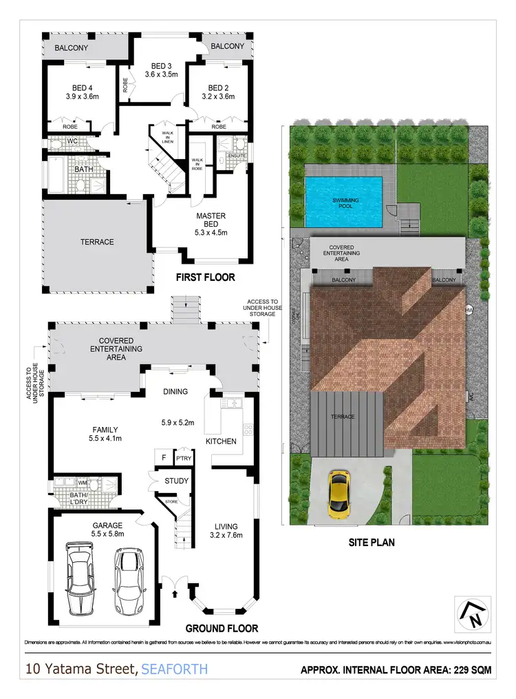 Floorplan of Homely house listing, 10 Yatama Street, Seaforth NSW 2092