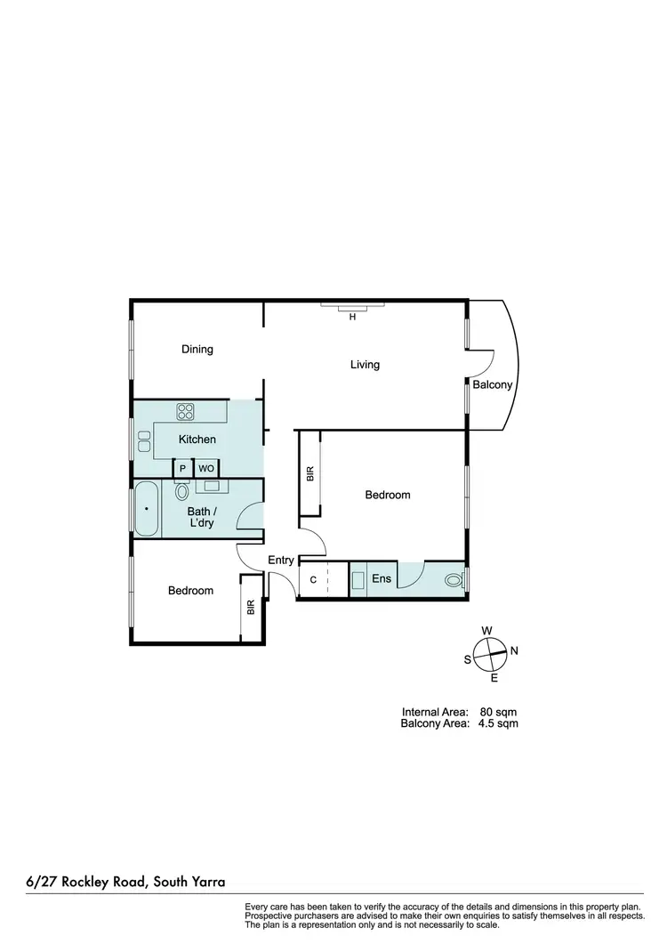 Floorplan of Homely apartment listing, 6/27 Rockley Road, South Yarra VIC 3141