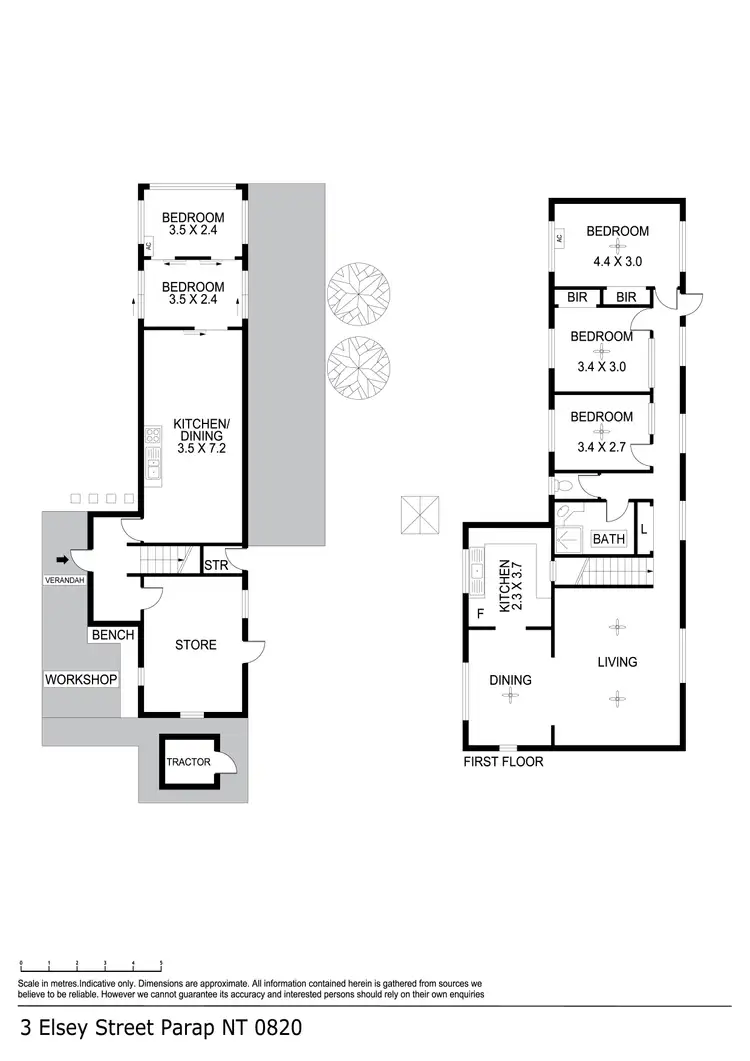 Floorplan of Homely house listing, 3 Elsey Street, Parap NT 820