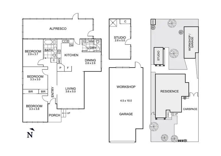 Floorplan of Homely house listing, 205 Lower Dandenong Road, Mentone VIC 3194