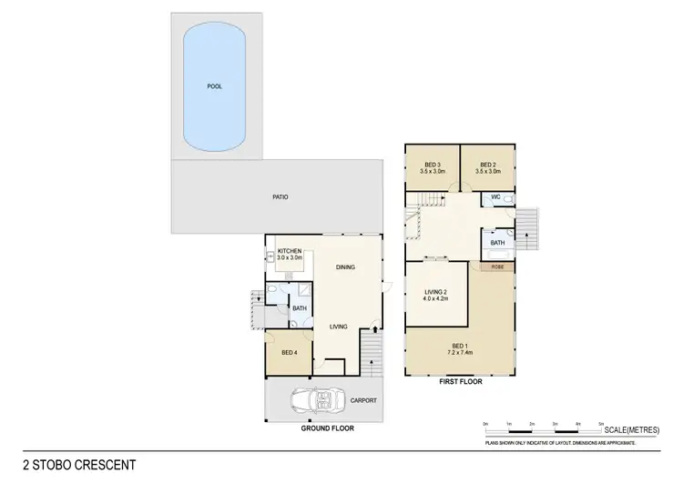 Floorplan of Homely house listing, 2 Stobo Crescent, Alawa NT 810